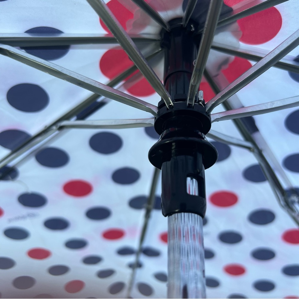 Brighton Umbrella Raining Polka Dots Preowned - Picture 2 of 6